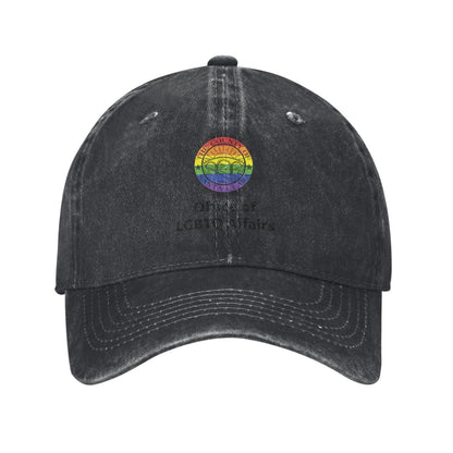 Office Of LGBTO Affairs Printed unisex baseball cap adjustable cap outdoor sun hats trucker hat