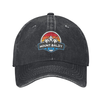 Mount Baldy Printed unisex baseball cap adjustable cap outdoor sun hats trucker hat