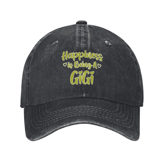 Happiness Is Being A Gigi Printed unisex baseball cap adjustable cap outdoor sun hats trucker hat