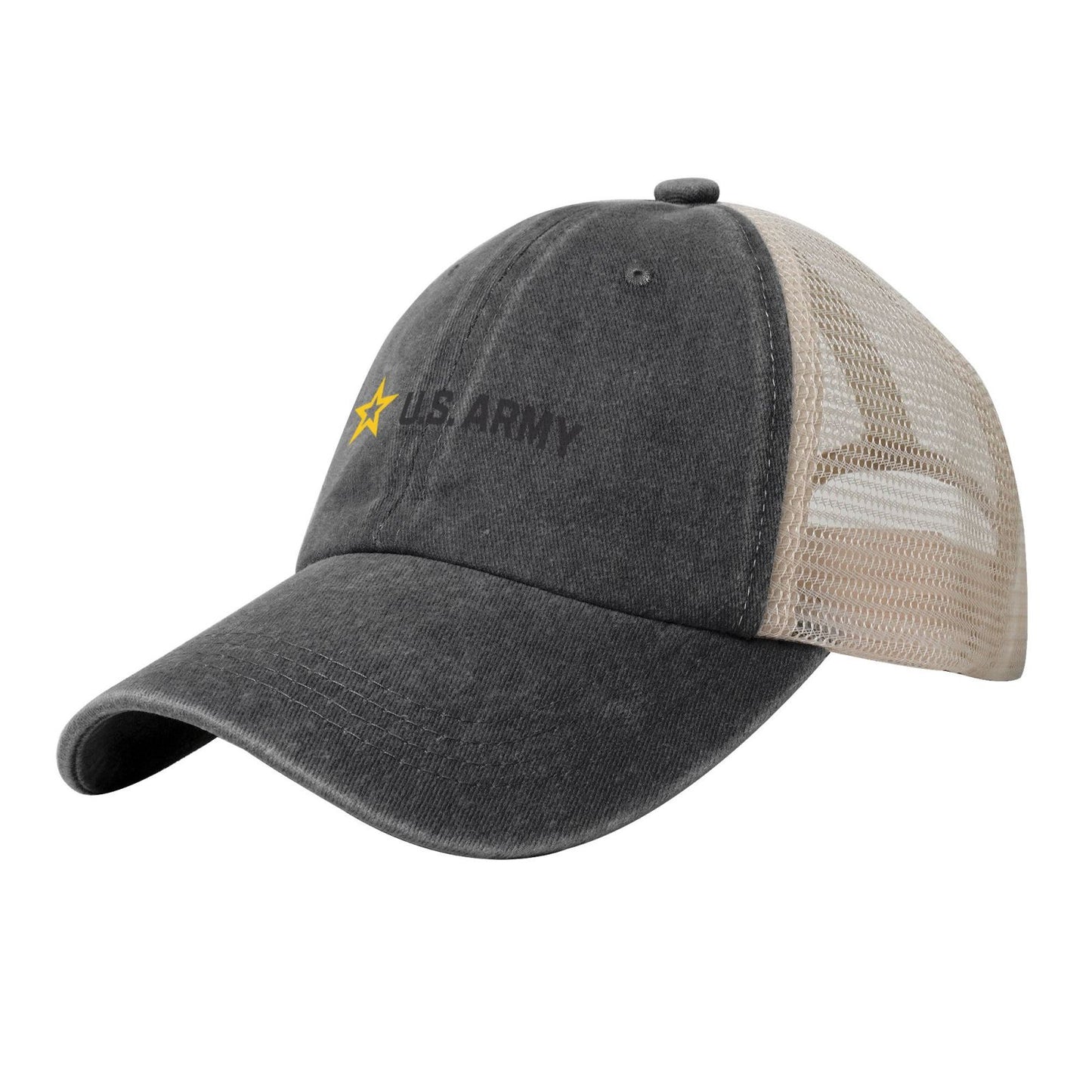 Of The United States Army (2) Printed unisex baseball cap adjustable grid baseball cap veteran gift