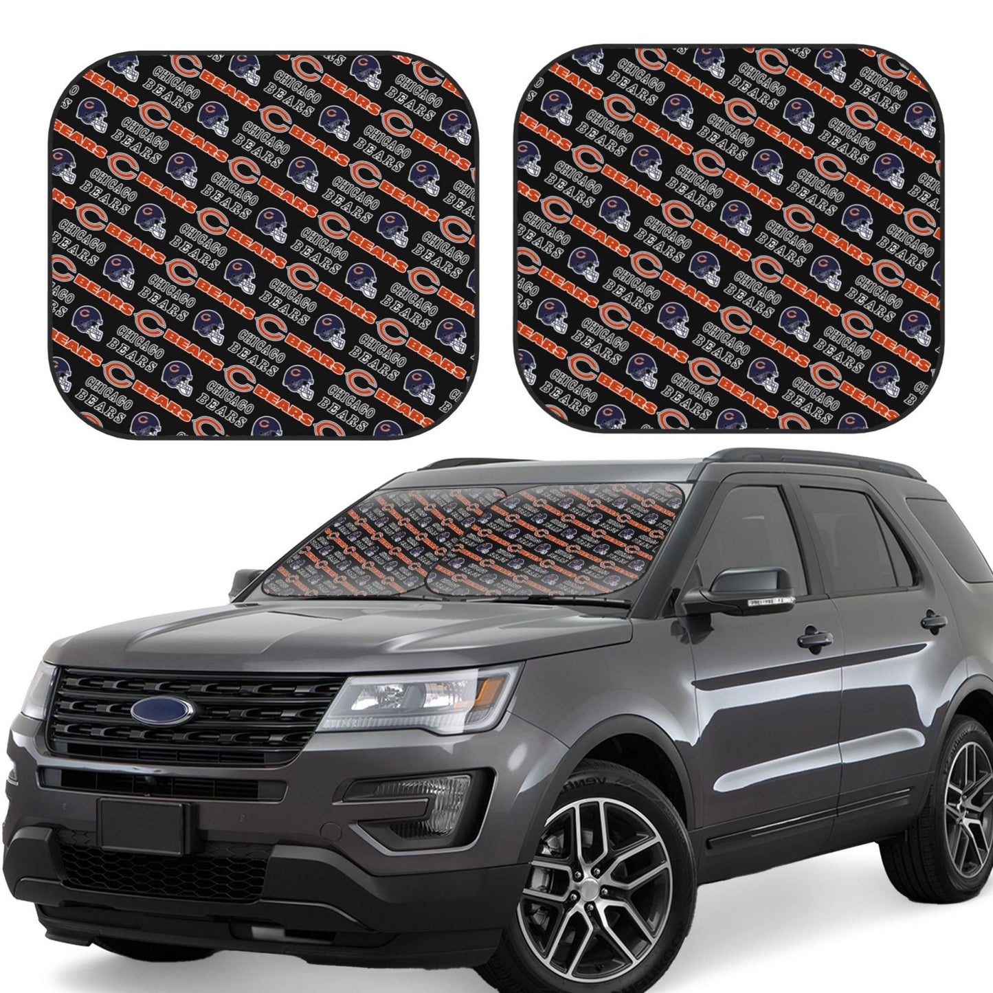 Cleveland Browns foldable Car front windshield sunshade UV resistant sunshade