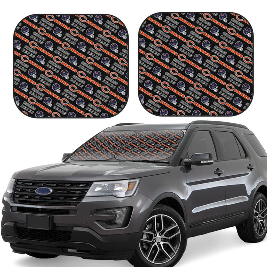 Cleveland Browns foldable Car front windshield sunshade UV resistant sunshade