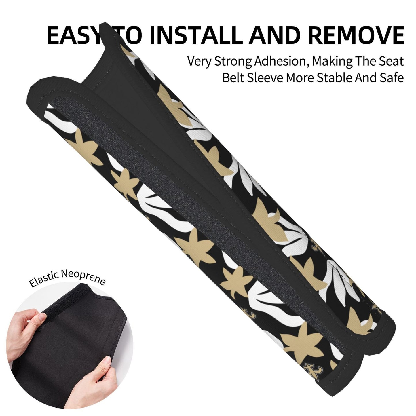 New Orleans Saints Car seat belt shoulder strap adult seat belt protective cover