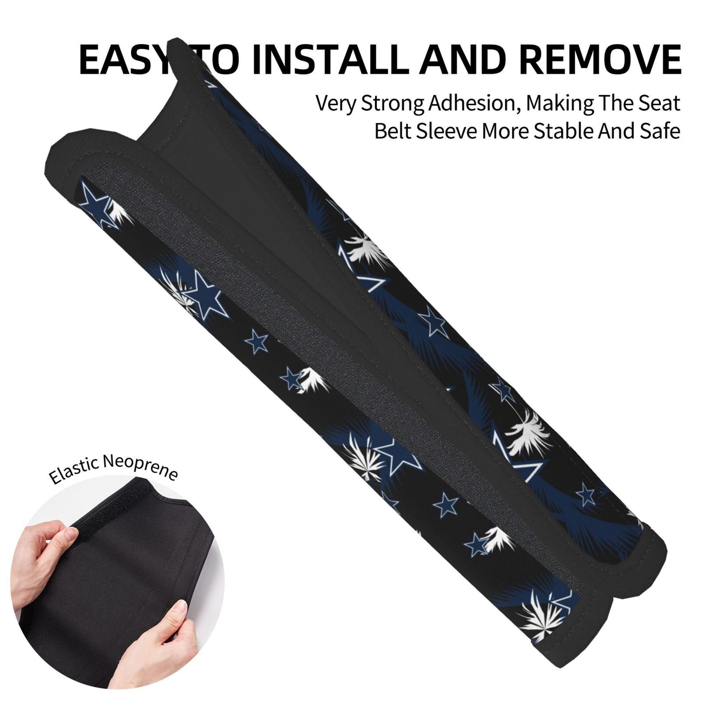 Dallas Cowboys Car seat belt shoulder strap adult seat belt protective cover