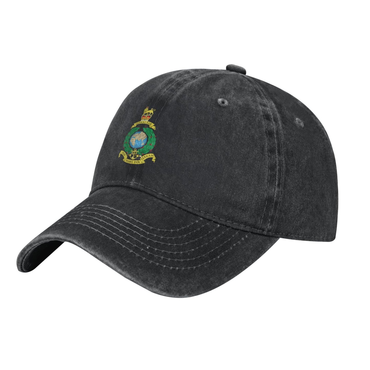 RoyalMarineBadge Printed unisex baseball cap adjustable cap outdoor trucker hat veterans Gifts