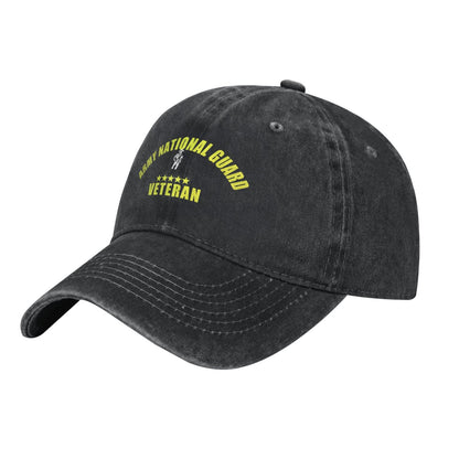 ARMY NATIONAL GUARD VETERAN Printed unisex baseball cap adjustable cap outdoor sunshade trucker hat