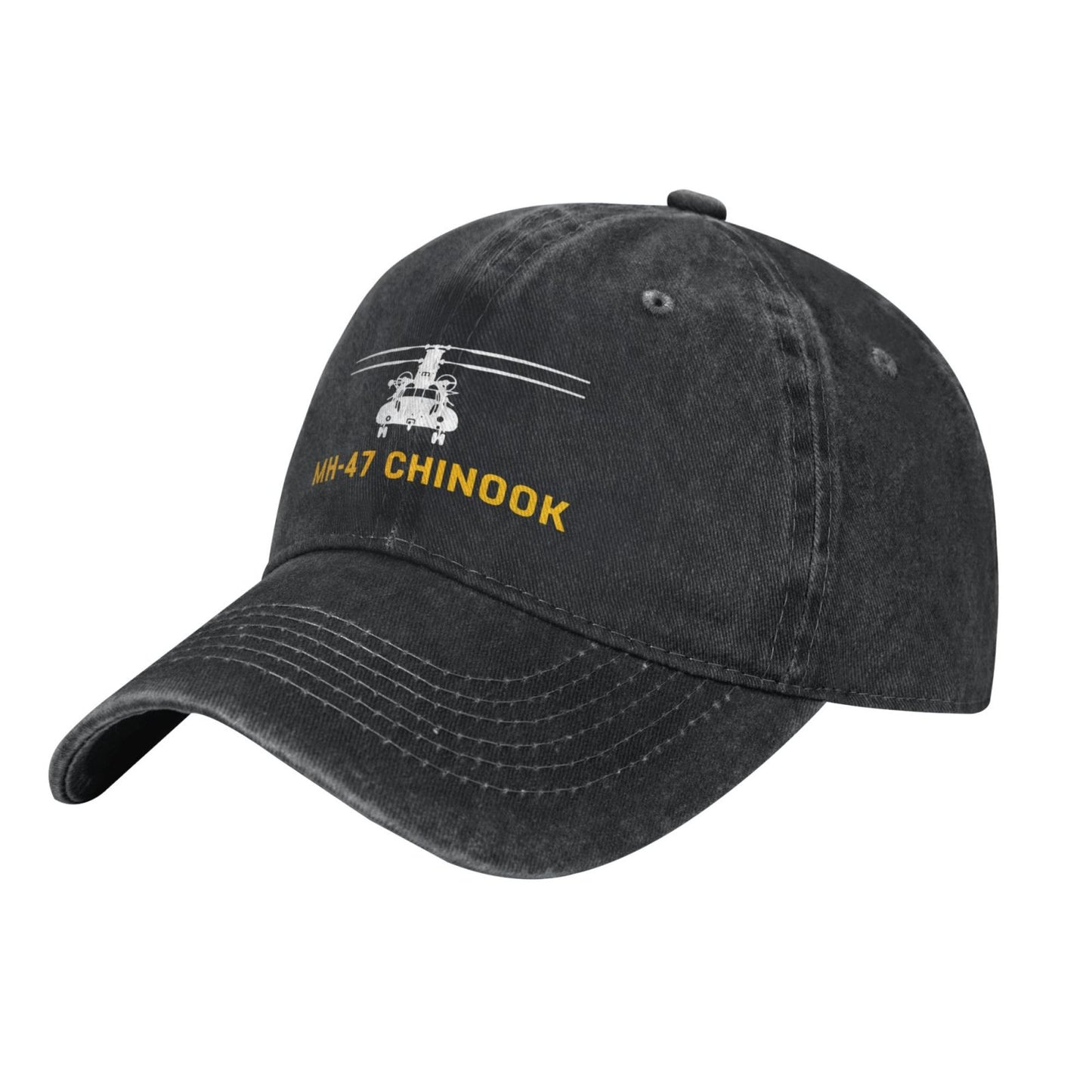 MH-47 Chinook Printing unisex baseball cap adjustable hats Outdoor leisure hat veteran gift