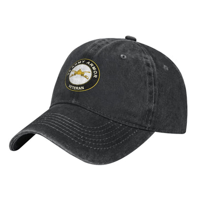 US Army Armor VETERAN Printed unisex baseball cap adjustable cap outdoor sun hats trucker hat