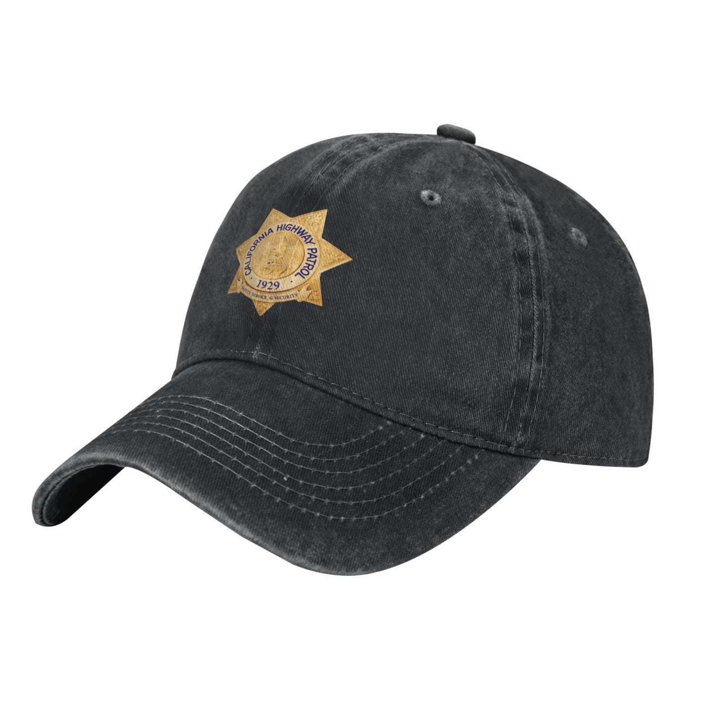Badge Of The California Highway Patrol Printed unisex baseball cap adjustable cap outdoor sun hats trucker hat