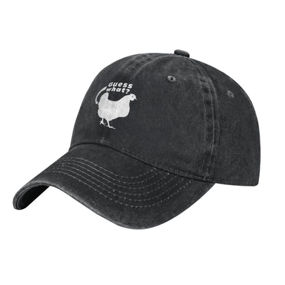 Guess What Chicken Printed unisex baseball cap adjustable cap outdoor sun hats trucker hat