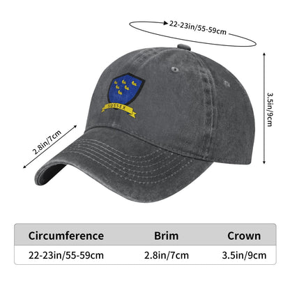 Sussex County Printed unisex baseball cap adjustable cap outdoor sun hats trucker hat