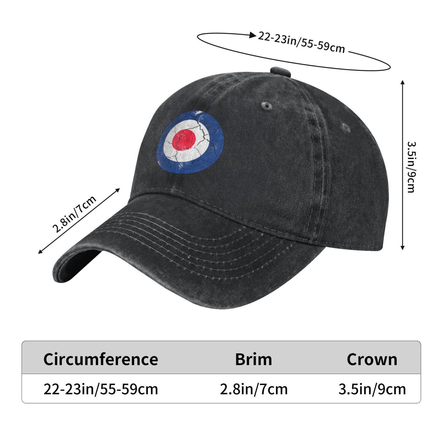 ROYAL AIR FORCE Printed unisex baseball cap adjustable cap outdoor trucker hat veterans Gifts