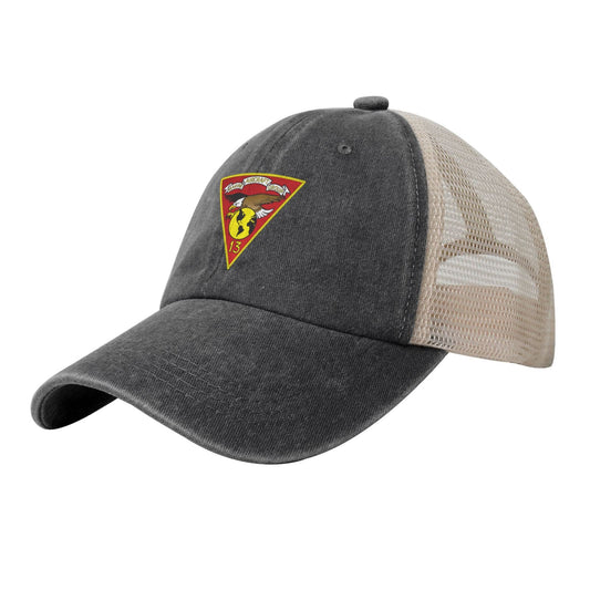 MAG-13 Insignia Printed unisex baseball cap adjustable grid baseball cap veteran gift