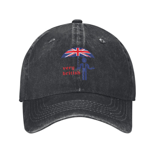 Very British Gentleman Printed unisex baseball cap adjustable cap outdoor sun hats trucker hat