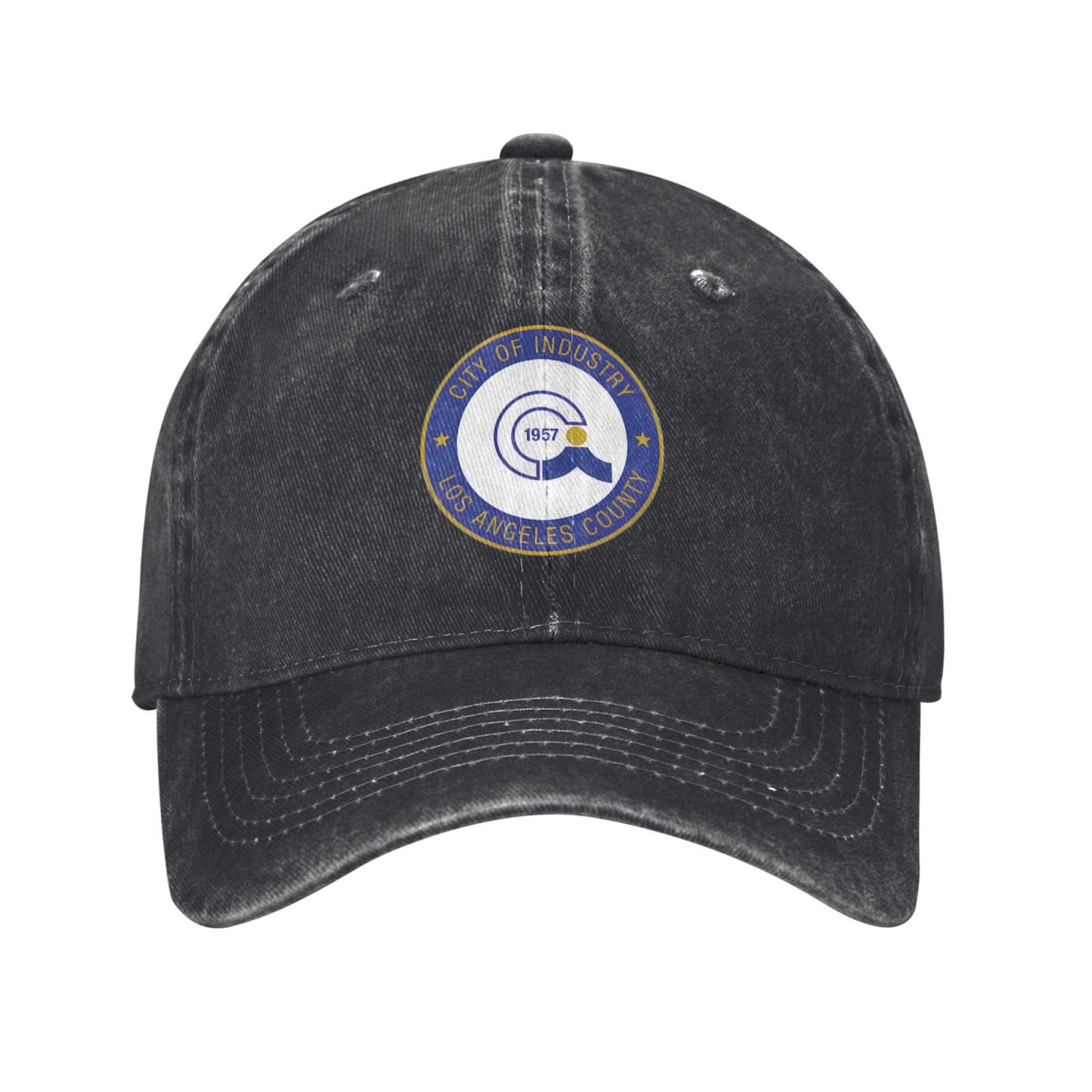 City Of Industry CA Printed unisex baseball cap adjustable cap outdoor sun hats trucker hat