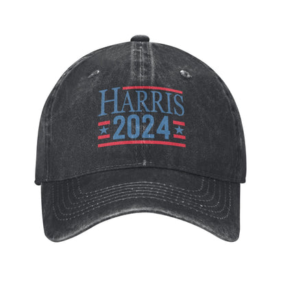 Harris 2024 Printed unisex baseball cap adjustable cap outdoor sun hats trucker hat