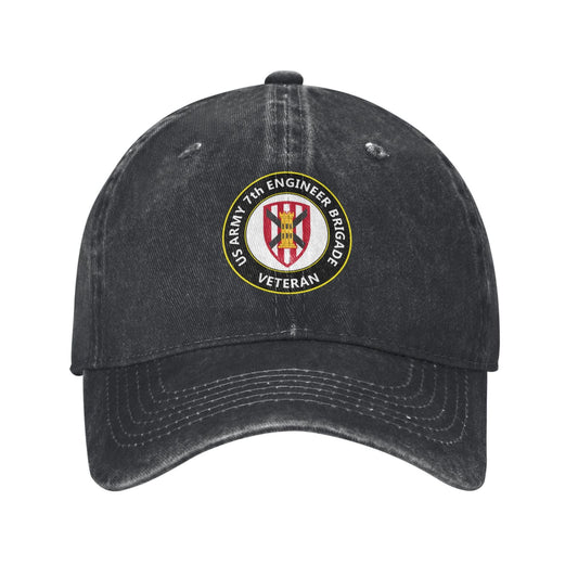 7th Engineer Brigade Printed unisex baseball cap outdoor hats adjustable cap trucker gift hat