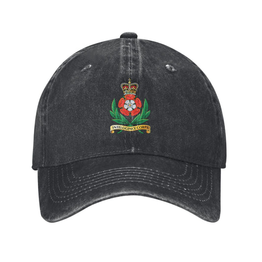 British Army Intelligence Corps Printed unisex baseball cap adjustable cap outdoor trucker hat veterans Gifts