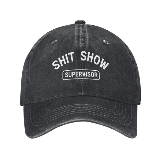 SHIT SHOW SUPERVISOR Printed unisex baseball cap adjustable cap outdoor sun hats trucker hat