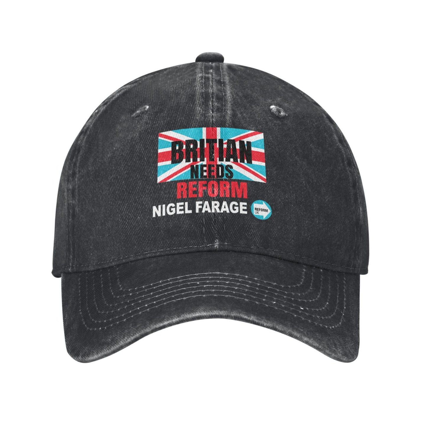 Britian Needs Reform Nigel Farage Sticker Printed unisex baseball cap adjustable cap outdoor sun hats trucker hat