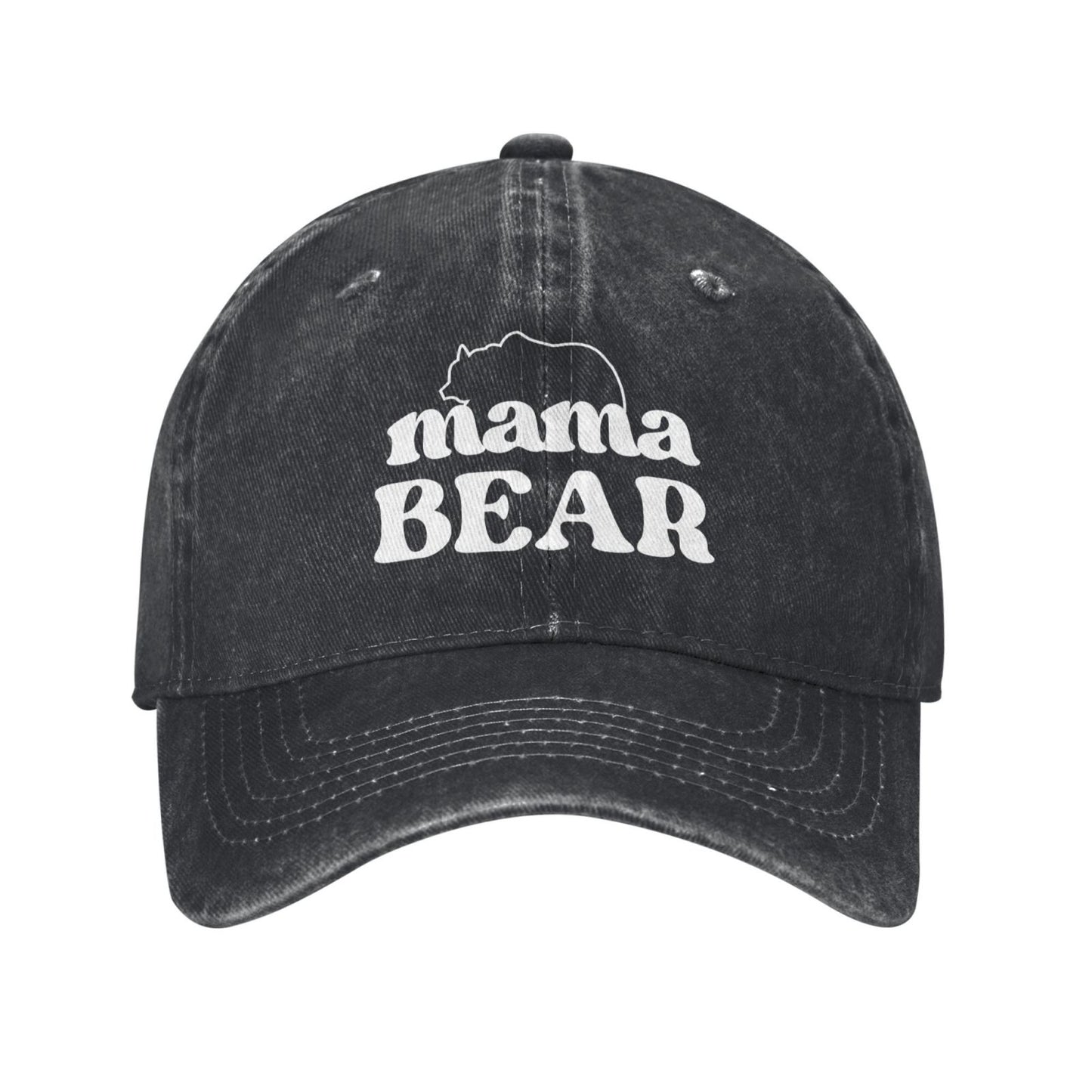Mama Bear Printed unisex baseball cap adjustable cap outdoor trucker hat veterans Gifts