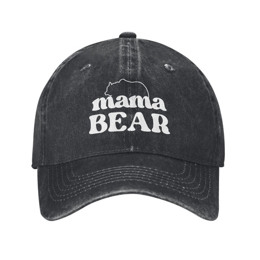 Mama Bear Printed unisex baseball cap adjustable cap outdoor trucker hat veterans Gifts
