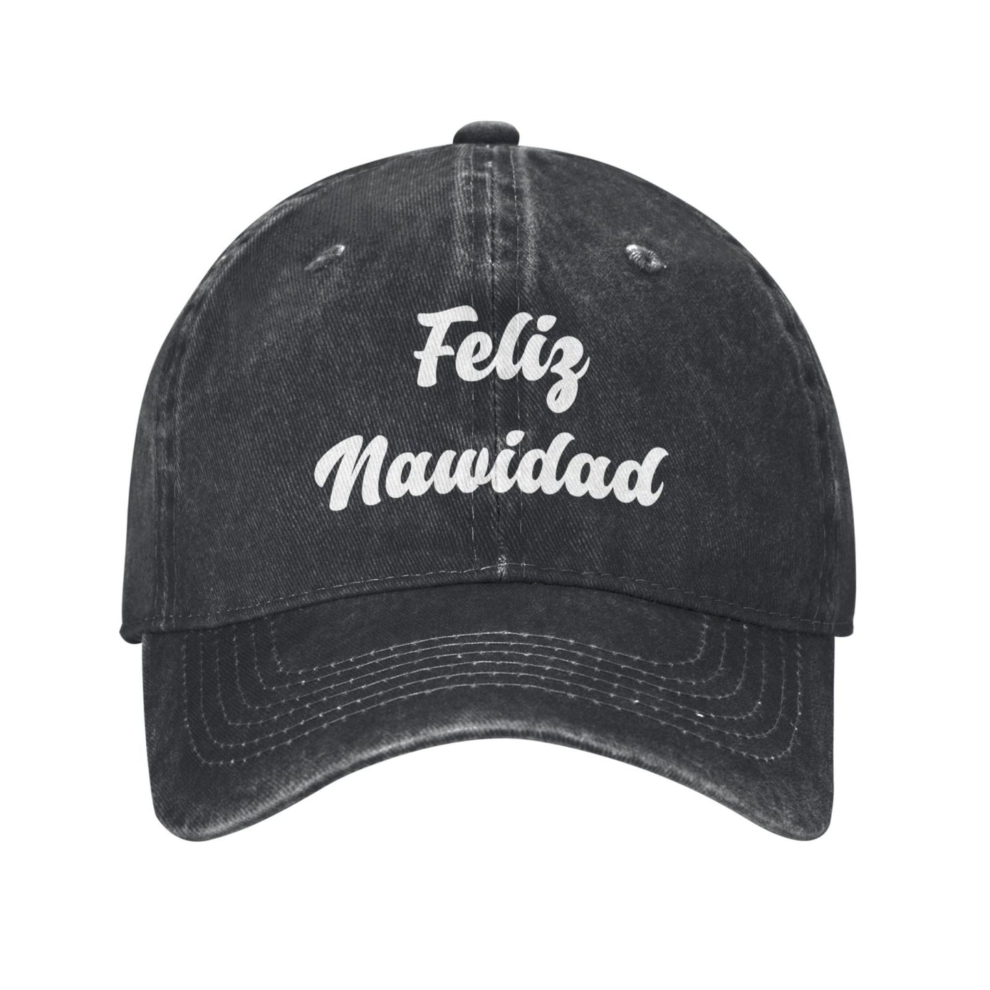 Feliz Nawidad Printed unisex baseball cap outdoor hats adjustable cap trucker gift hat