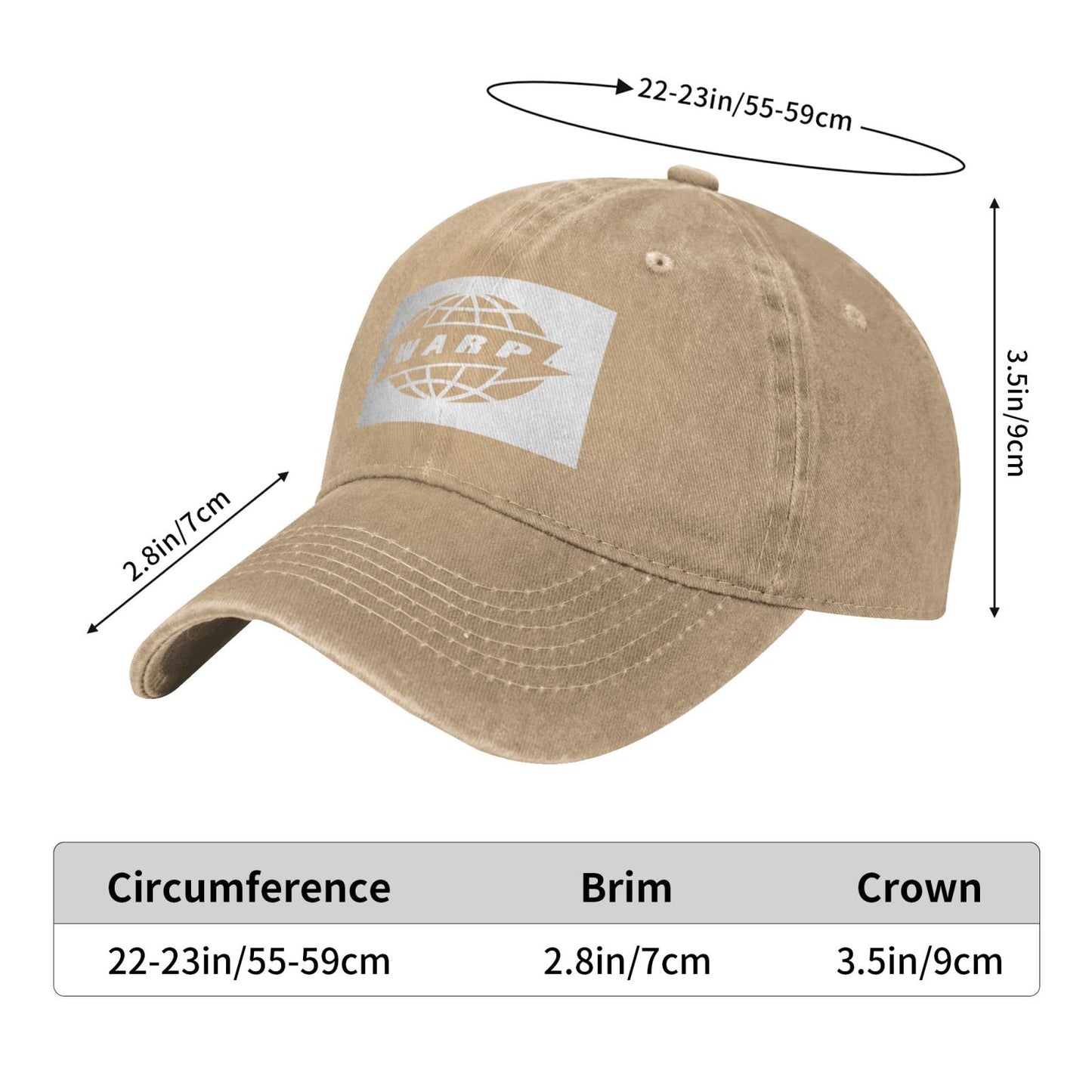 Warp Printed unisex baseball cap adjustable cap outdoor sun hats trucker hat