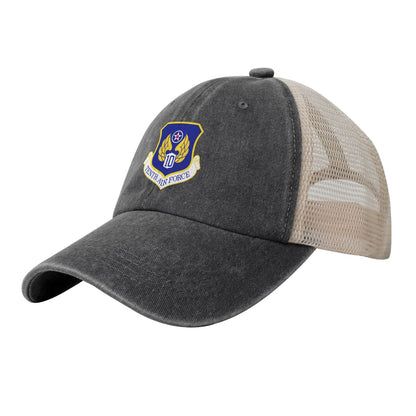 Tenth Air Force-Emblem Printed unisex baseball cap adjustable grid baseball cap veteran gift