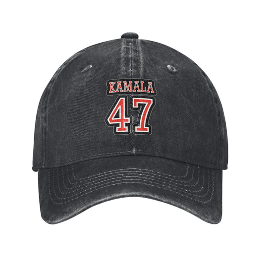 Kamala 47 Printed unisex baseball cap adjustable cap outdoor sun hats trucker hat