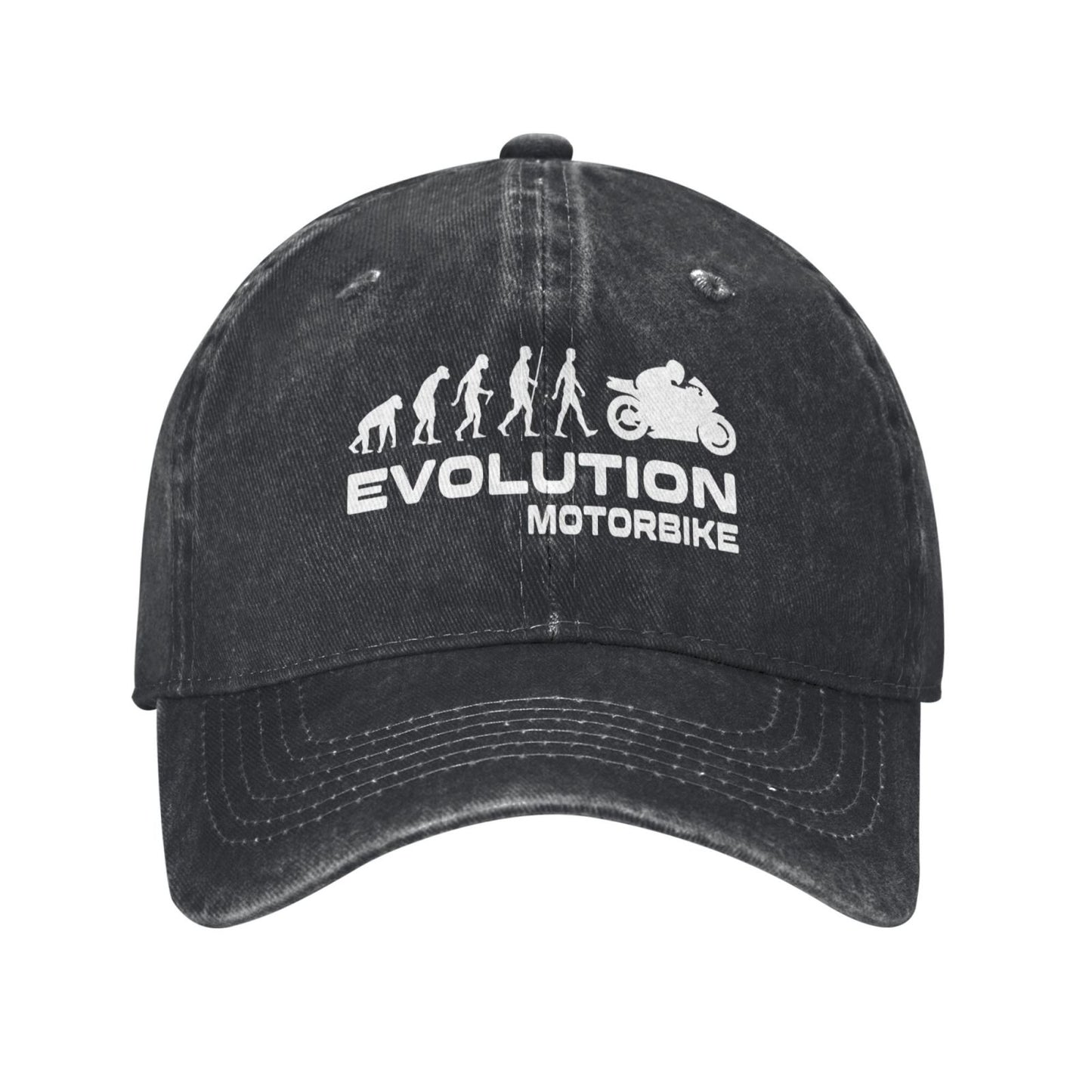 EVOLUTION MOTORBIKE Printed unisex baseball cap adjustable cap outdoor sun hats trucker hat