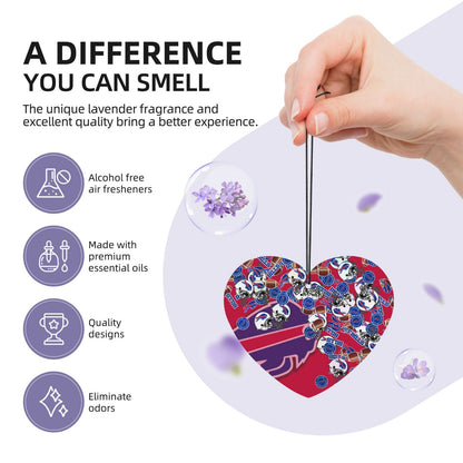 4-pcs Buffalo Bills Car Air Fresheners Cards Set car aromatherapy tablets