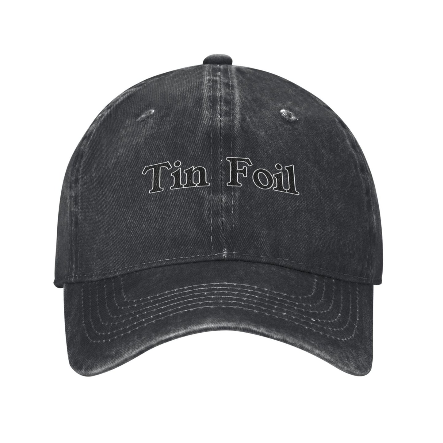 Tin Foil Printed unisex baseball cap outdoor hats adjustable cap trucker gift hat