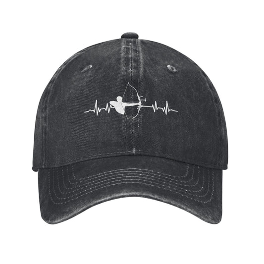 Archery Heartbeat Shoot Gift Printed unisex baseball cap adjustable cap outdoor sun hats trucker hat