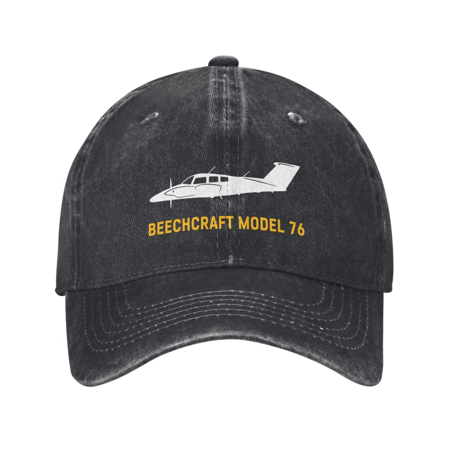 Beechcraft Model 76 (2) Printing unisex baseball cap adjustable hats Outdoor leisure hat veteran gift