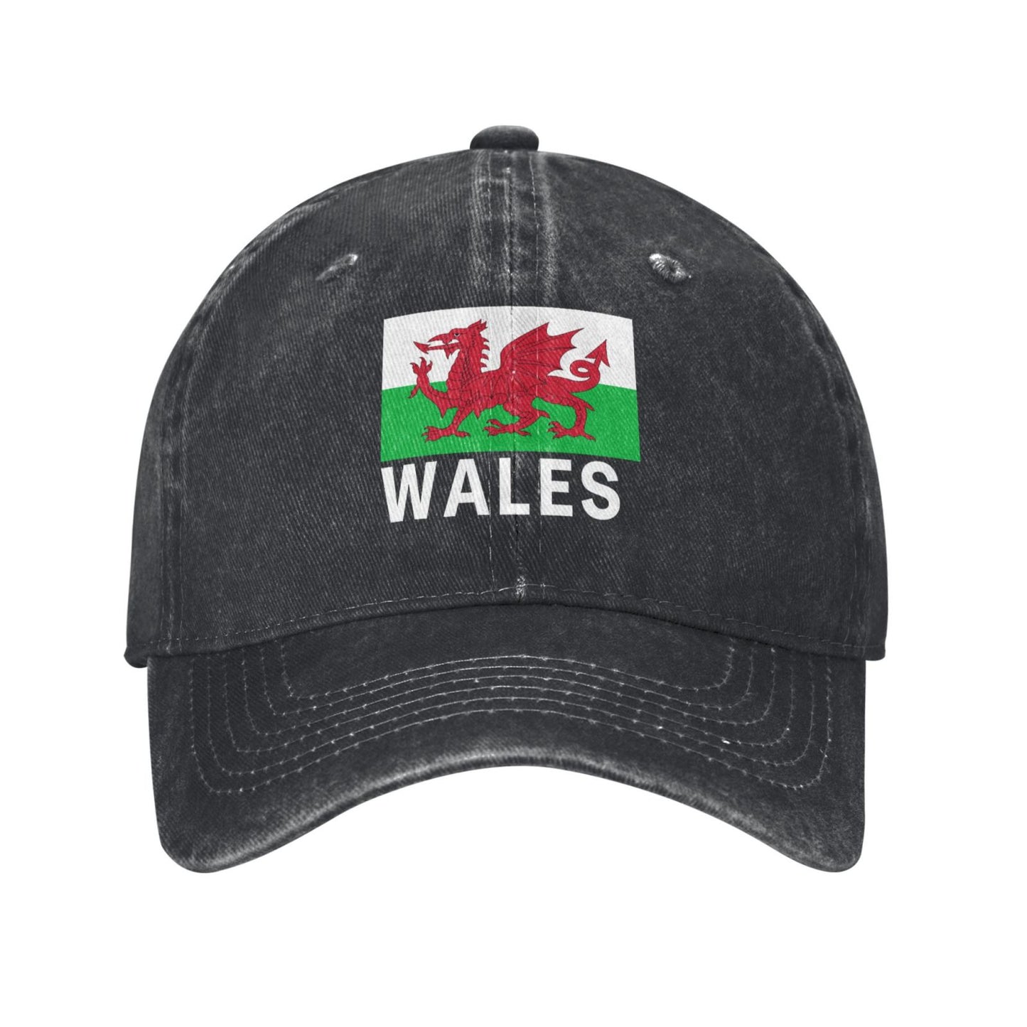 Wales Flag Printed unisex baseball cap adjustable cap outdoor trucker hat veterans Gifts