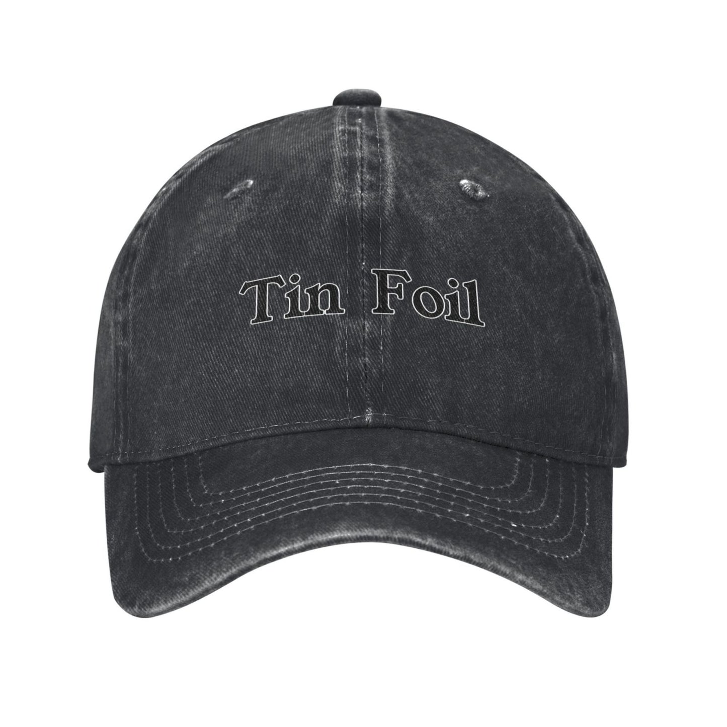 Tin Foil Printed unisex baseball cap outdoor hats adjustable cap trucker gift hat