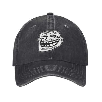 Troll Face Printed unisex baseball cap adjustable cap outdoor sun hats trucker hat