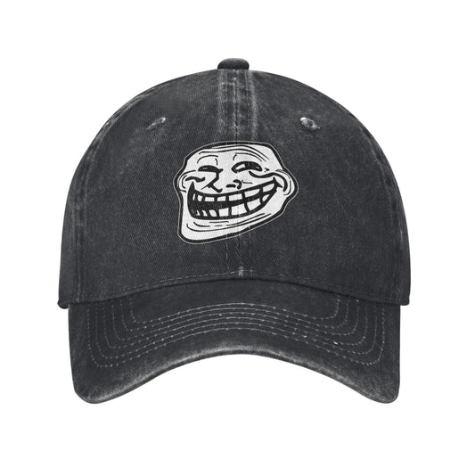 Troll Face Printed unisex baseball cap adjustable cap outdoor sun hats trucker hat