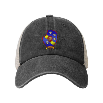 Third Light Armored Reconnaissance BattalionEmblem Printed unisex baseball cap adjustable grid baseball cap veteran gift