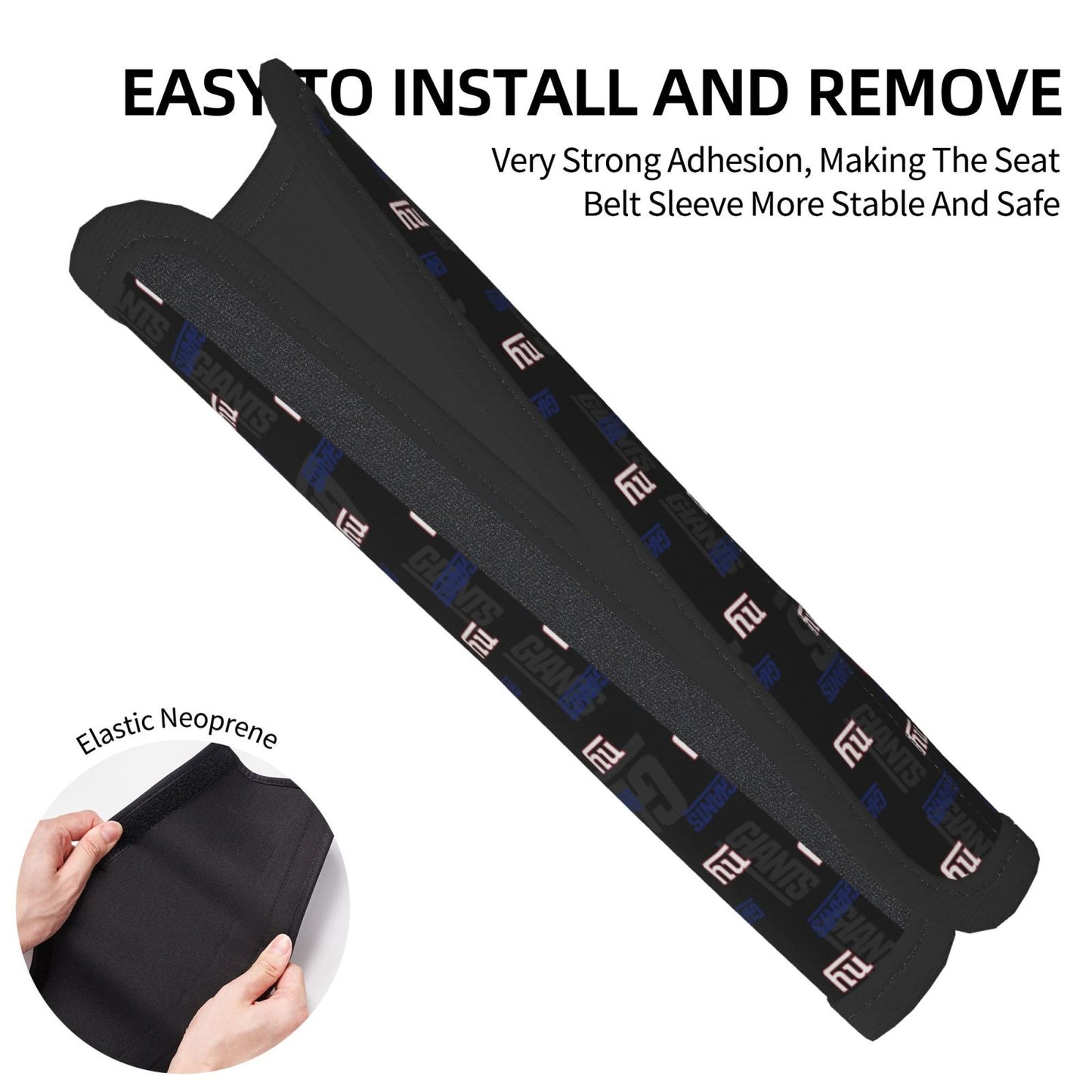 New York Giants personalized seat belt protective cover Car seat belt protective cover