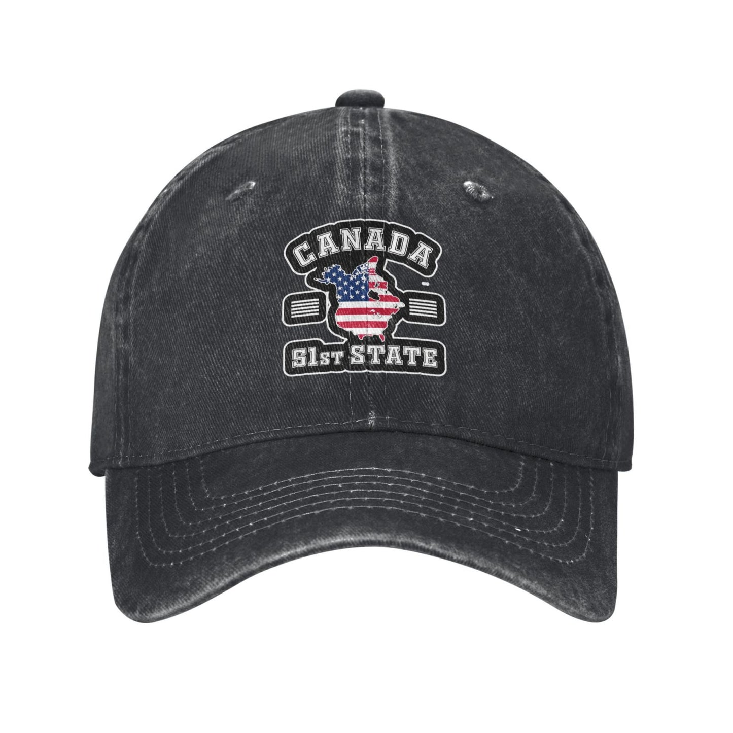 Canada 51st Us State Printed unisex baseball cap adjustable cap outdoor sun hats trucker hat