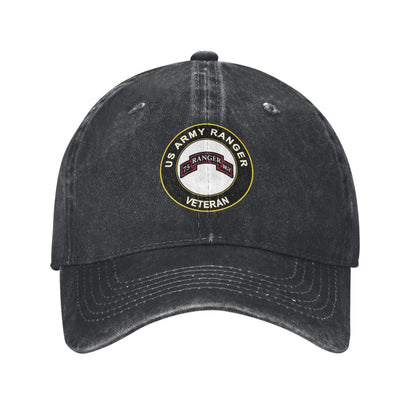 US Army 75th Ranger Printed unisex baseball cap adjustable cap outdoor sun hats trucker hat