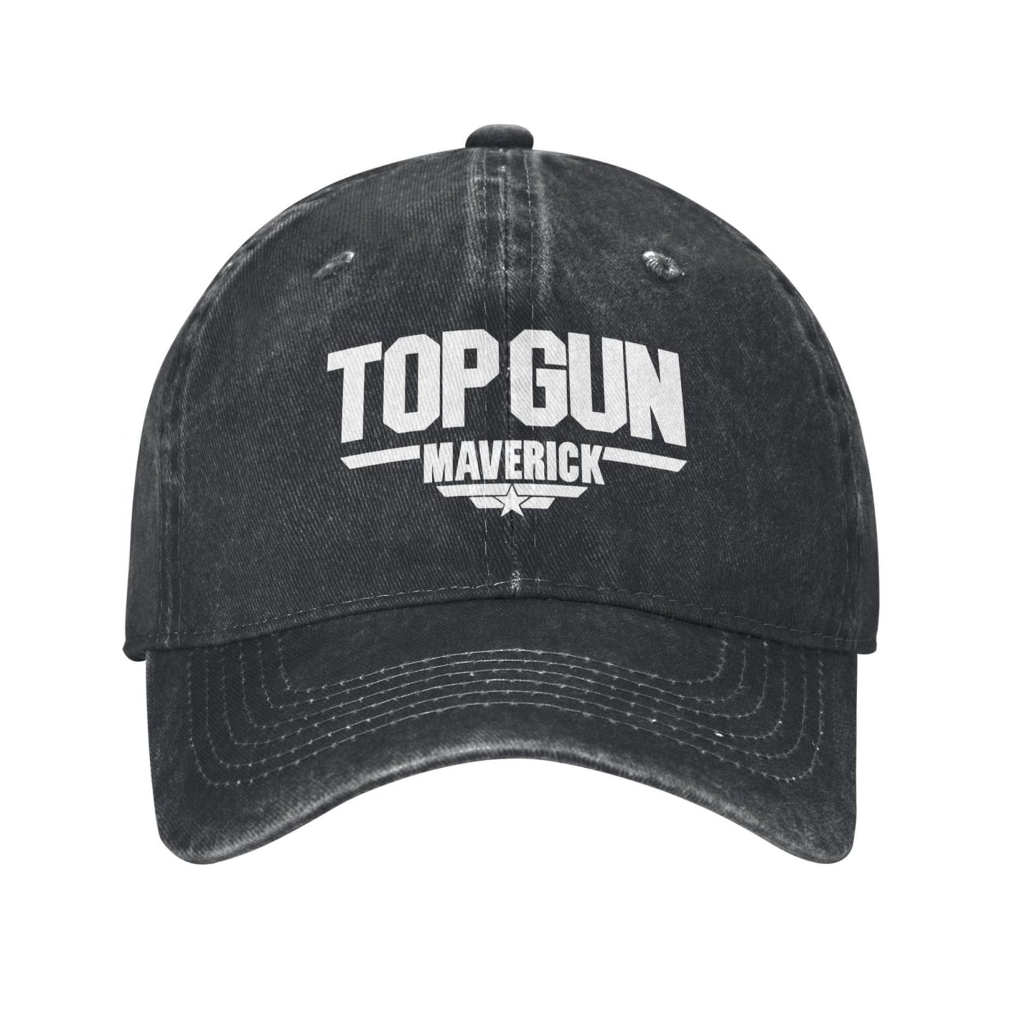 Top Gun Maverick Icon Black Printed unisex baseball cap outdoor hats adjustable cap trucker gift hat