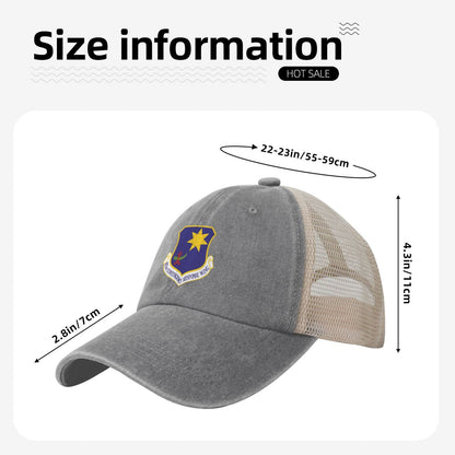 USAF-621st Contigency Response Wing Printed unisex baseball cap adjustable grid baseball cap veteran gift