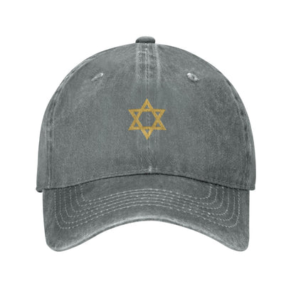 Star of David Printing unisex baseball cap adjustable hats Outdoor leisure hat trucker cap