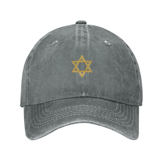 Star of David Printing unisex baseball cap adjustable hats Outdoor leisure hat trucker cap