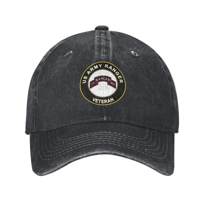 US Army 75th Ranger Printed unisex baseball cap outdoor hats adjustable cap trucker gift hat