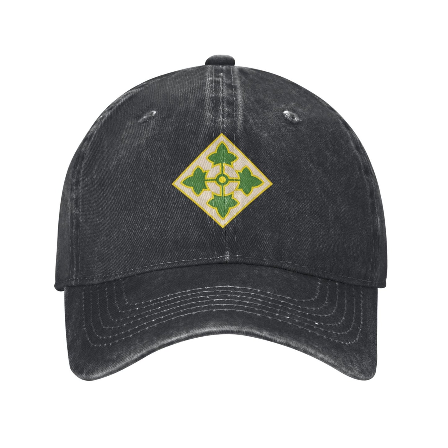 4th Infantry Division CSIB2 Printed unisex baseball cap outdoor hats adjustable cap trucker gift hat