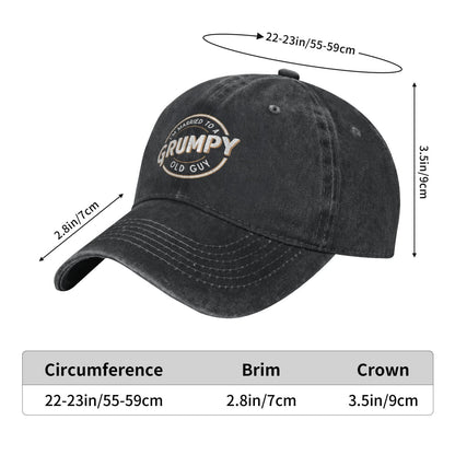 I'm Married To A Grumpy Old Guy Printed unisex baseball cap adjustable cap outdoor sun hats trucker hat